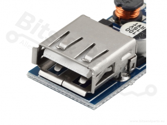 Spanningsconverter DC-DC Step Up 5V Uin:0,9-5,0V Uout:5V 0,6A USB